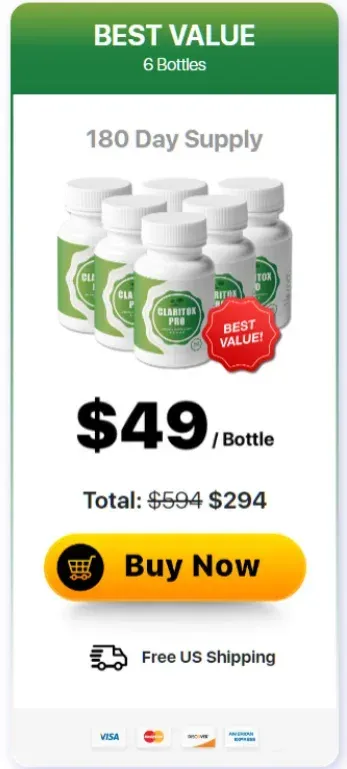 Buy Claritox Pro 6 Bottles